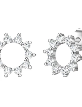 Womens Sterling Silver Earring - One Size - Glanzstücke München - FashionsVida