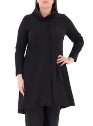 JURERE Giubbino in viscosa NERO S