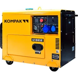 Generador Eléctrico Insonorizado Motor Diésel 4T 5 kW K-6100SE