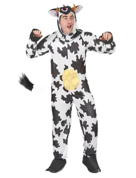 Lustiger Bulle Kuh-Kostüm schwarz-weiss - KARNEVAL-MEGASTORE - FashionsVida