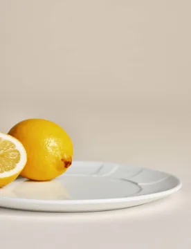 Textured Side Plate White - M&S X Kelly Hoppen - FashionsVida