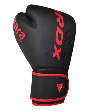 Gants De Boxe En Cuir Synthétique F6 Kara Matte Red 14 oz