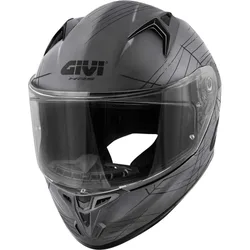 Casco Moto Integrale 50.7F PHOBIA Titanio Nero taglia S