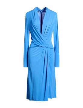 Midi-Kleid Damen Azurblau 40,42 Damen