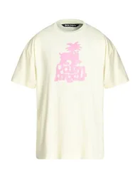 Camiseta Hombre Amarillo pastel S,XS Hombre