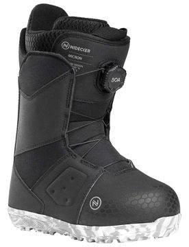 Freeride Snowboard Boots Micron Black Kindergröße 19 schwarz