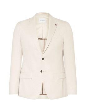 Slim-Fit Baukasten Sakko Beige 27