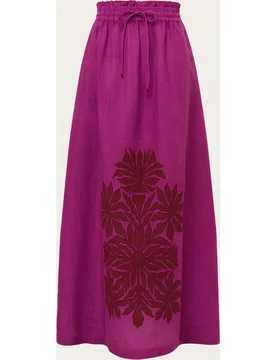 Falda larga de lino - Benaras by Citrus - FashionsVida