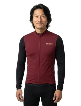 Maglia A Maniche Lunghe Profit Ultralight Garnet