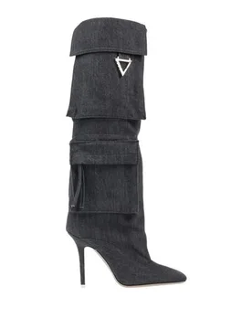 Stiefel Damen Braungrau 36,37,37.5,38,38.5,39,40,41 Damen - THE ATTICO - FashionsVida