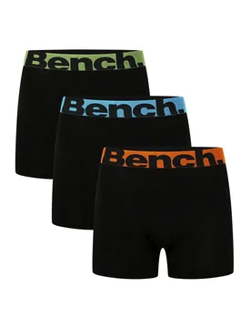 Tonder 3 Pack Mens Cotton Breathable Boxers - Bench - FashionsVida