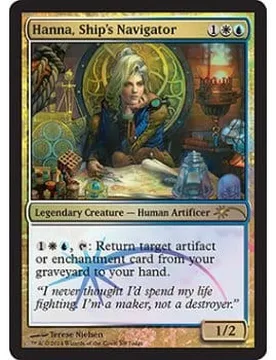 Hanna, Ship's Navigator (Judge Foil) Promotional Cards - Magic: The Gathering - FashionsVida