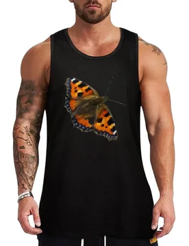 Tortoiseshell butterfly from Dove Stone Reservoir Sep-2020 Tank Top Utility Tank Top Workwear Casual Sleeveless Top - Aliexpress - FashionsVida