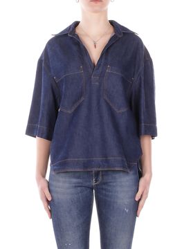 DONDUP Camicie Blu denim