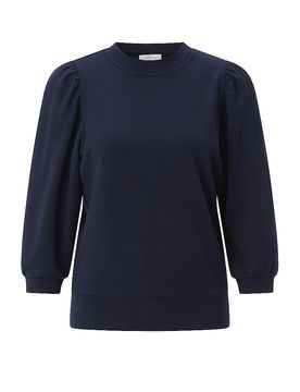 Camiseta de manga larga azul oscuro L