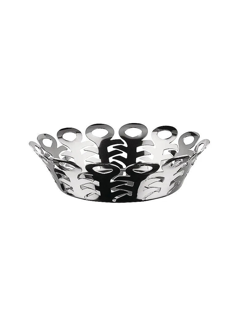 Corbeille VIMINI 22cm Acier inoxydable argent - Alessi - FashionsVida