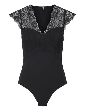 PIECES Body camiseta negro