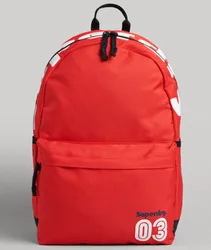 Superdry Damen Montana Vintage Terrain Rucksack Rot - Größe: One Größe