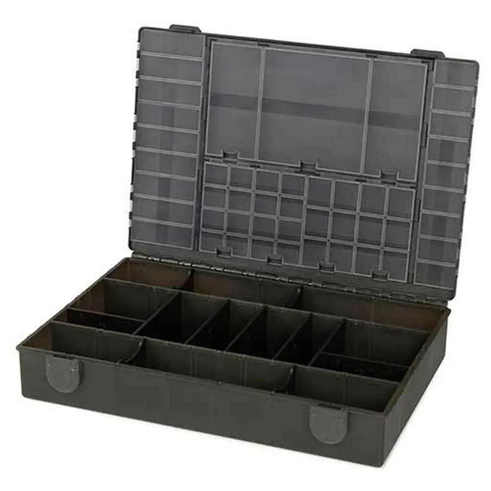 Edges™ Large Tackle Box Black One Size unisex - Fox International - FashionsVida