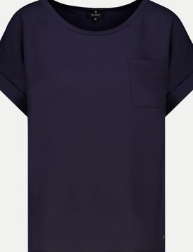 Monari Basic Blusenshirt Blau 40
