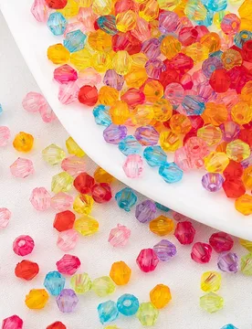 Pcs 4mm Faceted Acrylic Beads Mixed Colored Loose Spacer Beads For DIY Bracelet Necklace Jewelry Making Accessories Wholesale - Aliexpress - FashionsVida