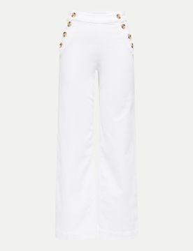 Only Wide Leg Jeans Weiß 30/32