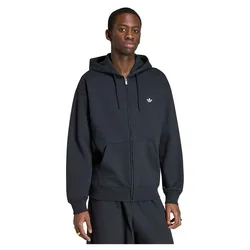 Originals Felpa Con Zip Trefoil Essentials Loose Black M
