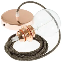 Cables Lampe Suspendue Pendel Pour Abat-jour Rn04 Diy 50 Cm Brown / Copper One Size