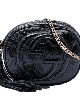 Mini Patent Soho Chain Crossbody - Gucci - FashionsVida