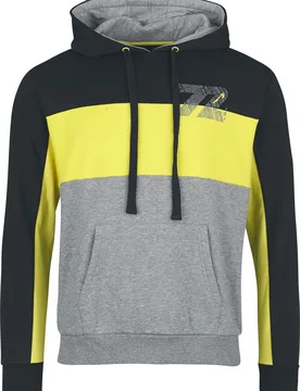Kapuzenpullover - EMP Signature Collection - M bis XXL - für Männer - Größe M - schwarz/grau/gelb - EMP exklusives Merchandise! - Männer - male - Metallica - FashionsVida