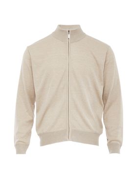 Jalene Cárdigan beige moteado