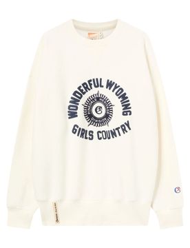 Ghost ranch 60's crewneck sweatshirt felpa girocollo - Vintage cream