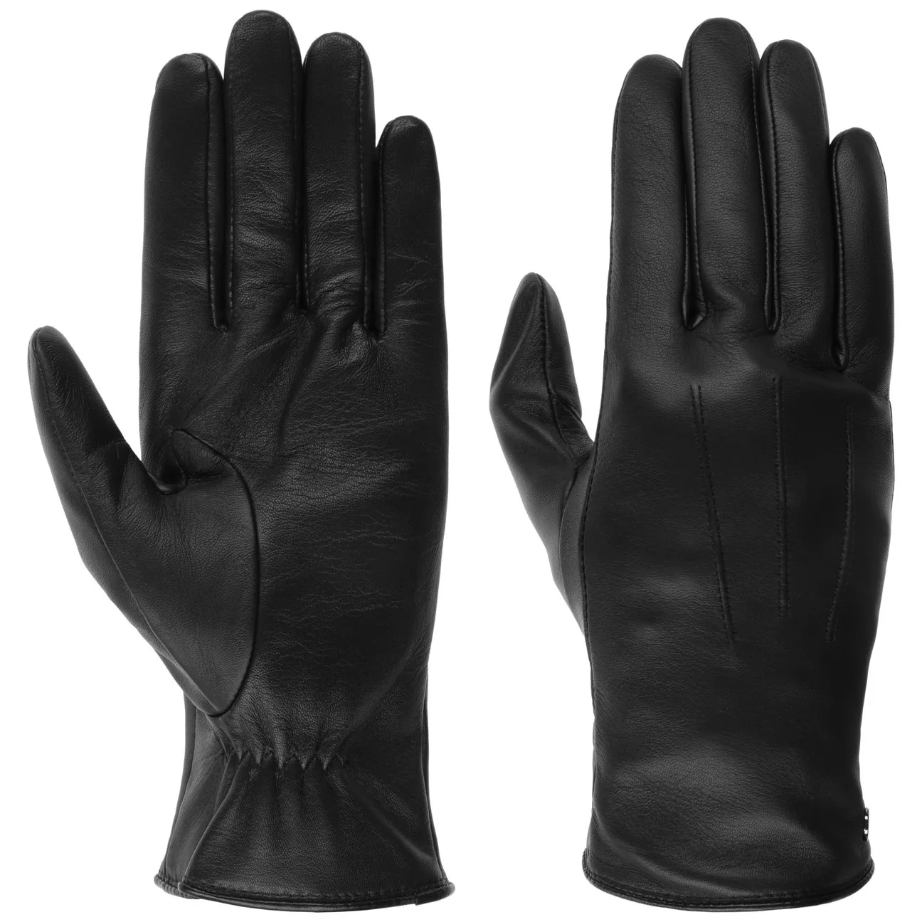 Tallinn Touch Leather Gloves by - black - Damen - Size: 6 1/2 HS - roeckl - FashionsVida