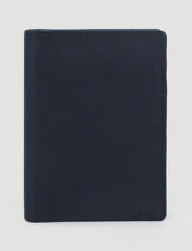 Mens Leather Bi-Fold Wallet With Contrast - Larsson & Co - FashionsVida