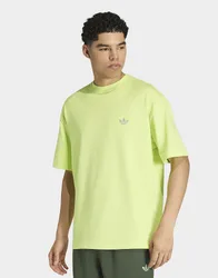 Mens T-SHIRT TREFOIL ESSENTIALS SPACER LOOSE - Giallo, giallo giallo Uomo taglia XS