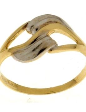 Anello Donna Oro Giallo Bianco 803321714423