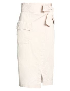 Falda midi Mujer Beige 36 Mujer