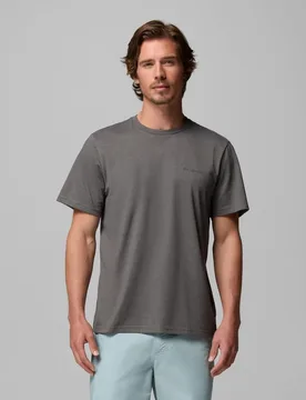 CSC Basic Herren T-Shirt, grau L - Columbia - FashionsVida