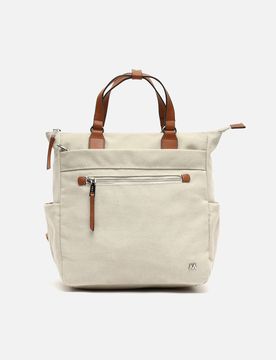 Evolet fabric backpack with hand strap