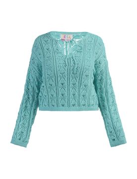 IZIA Jersey azul cian