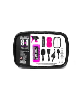 Set de limpieza de bicicletas 8 en 1 negro - Muc-Off - FashionsVida