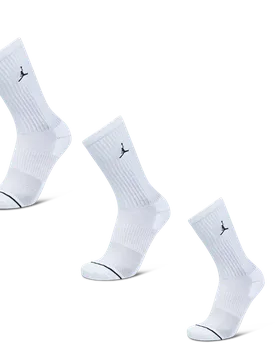 Unisex Socks - White - Size 10.5 - 11.5 - White - Size: 10.5 - 11.5 - Jordan - FashionsVida