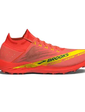 Catamount Agil Trail Running Shoes Neon Red UK 7.5 Men,Women - Brooks - FashionsVida