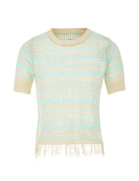 MAHISHA Jersey beige / turquesa