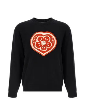 Kenzo maglia cuore boke uomo nero - Kenzo - FashionsVida