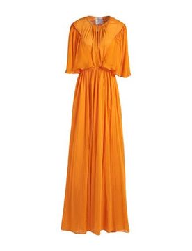 Vestido largo Mujer Naranja 0 Mujer