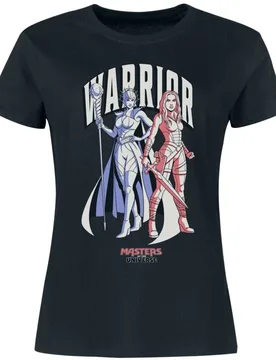 T-Shirt - Warrior - S bis 4XL - für Damen - Größe 3XL - schwarz - EMP exklusives Merchandise! - Frauen - female - Masters Of The Universe - FashionsVida