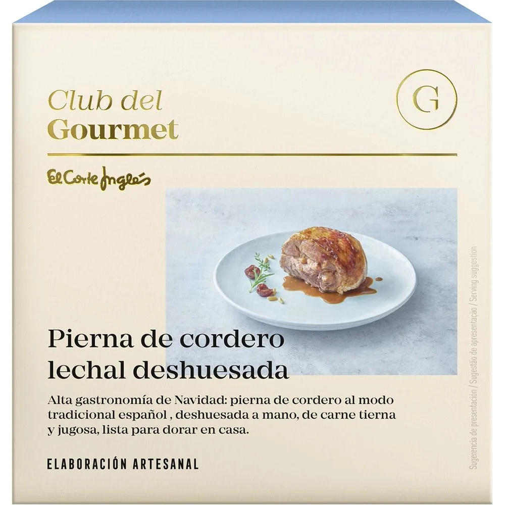 Pierna de cordero lechal deshuesada cocinada en su jugo - Club del Gourmet - FashionsVida