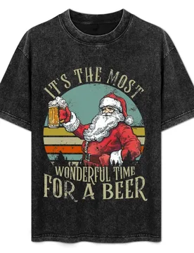 It's the Most Wonderful Time For a Beer - Beer Lovers T-Shirt Basic All Season Solid T-Shirt - Aliexpress - FashionsVida