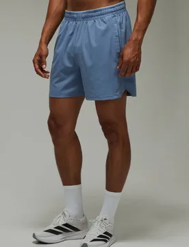 Men's Common Pace Running Perforated 5inch Short Steel Size Large Steel L - boohooMAN - FashionsVida